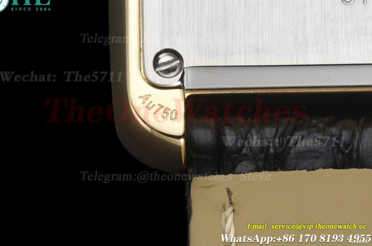 DRF Solo Dial White YG Tank Quartz 24.4mm LE 0301